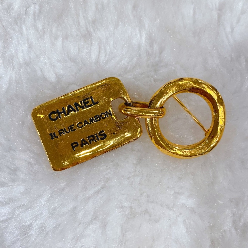 Chanel Gold Brooch